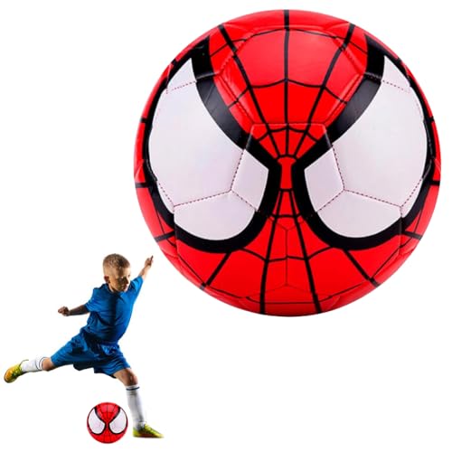 Optifit Kids Soccer Ball, Spiderman Football Toy, 15cm Diameter Mini PVC Soccer Ball Toy for Toddlers, Kids Football Soccer Educational Toy Ball, 4-8 Years Kids Toy Gift Sports (Red) Optifit Kids Soccer Ball, Spiderman Football Toy, 15cm Diameter Mini PVC Soccer Ball Toy for Toddlers, Kids Football Soccer Educational Toy Ball, 4-8 Years Kids Toy Gift Sports (Red)